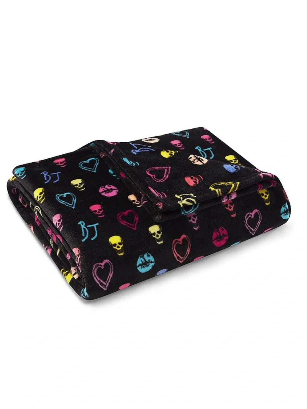 Betsey Johnson NWT Halloween Skull Signature 50 X 70 Throw